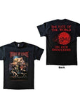 Rock Off T-shirt - Cradle of Filth - Existance Is Futile Saturn (Black) (Back Print)
