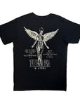 Rock Off T-shirt - Nirvana -  In Utero Tracklist - Premium Carbon (Black) (Back Print)