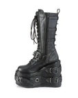 DEMONIACULT SWING 327  Black Vegan Leather