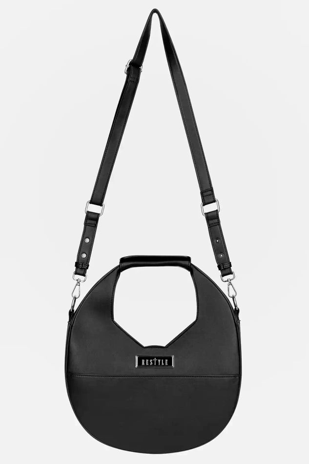 RESTYLE BORSA A TRACOLLA BOTANICAL GREENHOUSE BAG - BLACK