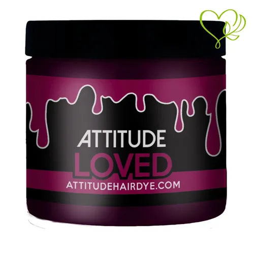 XL 250 ml size Attitude Hair Dye - Tinta per capelli Loved, vegana, cruelty-free