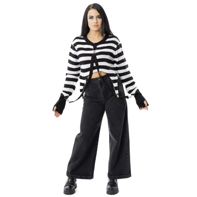Heartless - Gisela Top Black/White