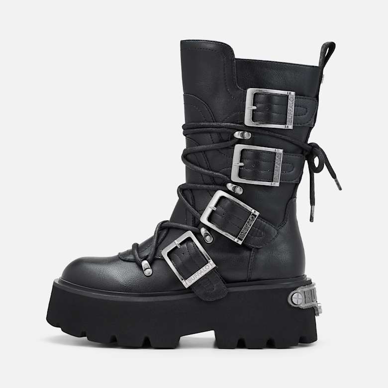 Buffalo-BRAKE BIKER HI - VEGAN NAPPA