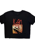 Rock Off Crop Top - Korn : Shadow Playground (Black)