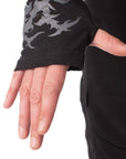 Heartless - Maglione Akumu Top (Black/Grey)