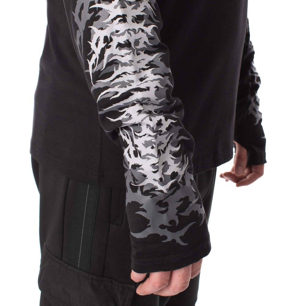 Heartless - Maglione Akumu Top (Black/Grey)