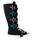 YRU RAWR XD STARS - BLACK/PINK/BLUE