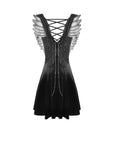 Velvet Winged Dress