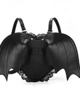 Heart backpack and bat wings