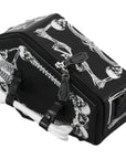 Coffin bag with bones and skeletons