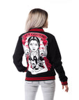 Black and Red Wednesday Varsity Jacket