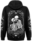 Tatto zipper sweatshirt Love tarot