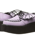 DEMONIACULT CREEPER-205 Lavander Vegan Leather