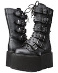 DEMONIACULT DAMNED 225 Black Vegan Leather