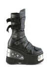 DEMONIACULT KERA-108 Black Vegan Leather