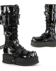 DEMONIACULT SLAKER-260 Black Vegan Leather