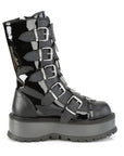 DEMONIACULT SLAKER-160 Black Pvc Vegan Leather